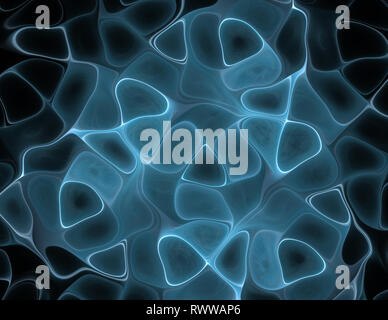 Abstract cellule ingrandita sfondo, immagine. Geometrica, forme organiche. Uno splendido sfondo per il substrato. Foto Stock