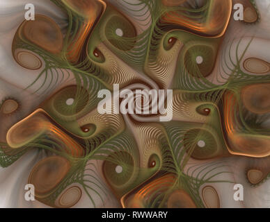 Abstract cellule ingrandita sfondo, immagine. Geometrica, forme organiche. Uno splendido sfondo per il substrato. Foto Stock