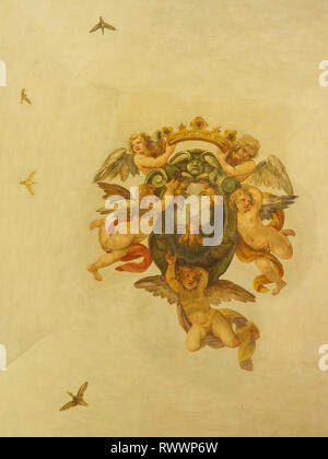 Galleria Nazionale di Arte Antica con la celebre collezione di opere in Barberini palazzo barocco, Roma, Italia. Foto Stock