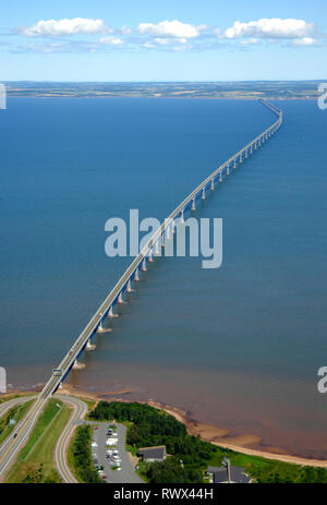 Antenna, Ponte di confederazione, Cape Jourimain, New Brunswick Foto Stock