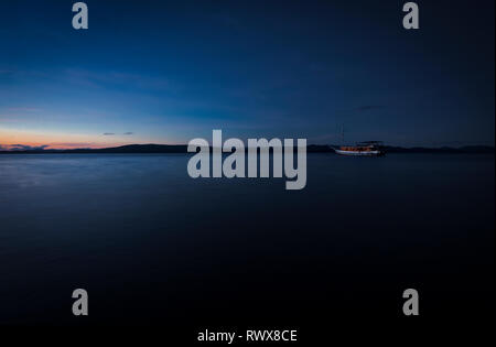 Homestay Yenkoranu a Pulau Kri Raja Ampat, Indonesia Foto Stock