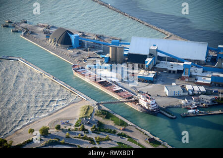 Antenna, Parrish & Heimbecker trattamento granella, Goderich, Ontario Foto Stock