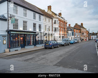 Il Bower House ristorante e High Street in Shipston on Stour Warwickshire England Regno Unito Foto Stock