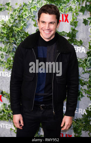 Alex Gonzalez alla premiere del film di Netflix 'Triple frontera / Triple frontiera' Cine a Callao. Madrid, 06.03.2019 | Utilizzo di tutto il mondo Foto Stock