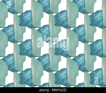 Luminose, abstract seamless modello realizzato con strappato carta colorata. Disegnata a mano Foto Stock