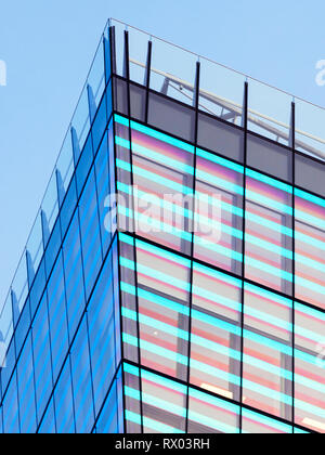 Dettaglio del 10 Fenchurch Avenue edificio nella città di Londra - Inghilterra Foto Stock