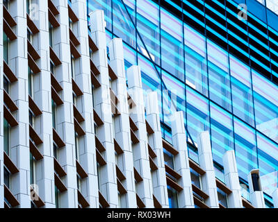 Dettaglio del 10 Fenchurch Avenue edificio nella città di Londra - Inghilterra Foto Stock