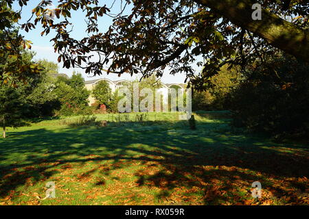 Ombra sul terreno Foto Stock