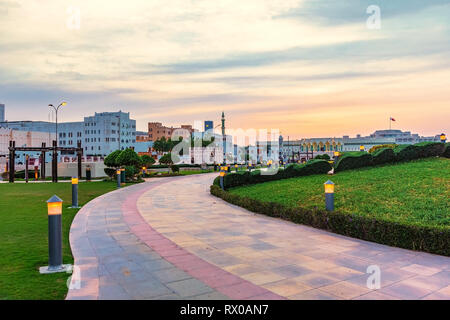 Parco Vicino Souq Waqif. Doha in Qatar. Foto Stock