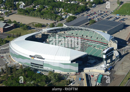 Antenna, Mosaic Stadium, Regina, Saskatchewan, Canada Foto Stock