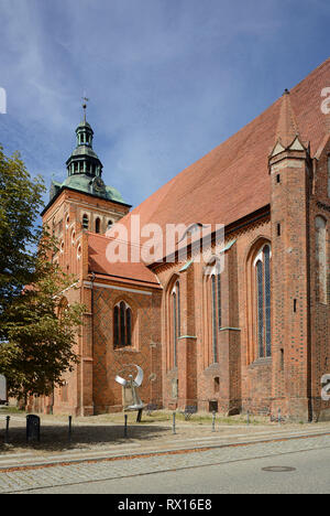 St. Marien Kirche chiesa, Wittstock, Wittstock an der Dosse, Brandeburgo, Germania Foto Stock