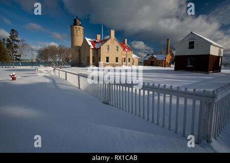 Mackinaw City, Cheboygan County, Michigan, Stati Uniti d'America Foto Stock
