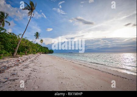 Tomia Island è la terza isola dell'Wakatobi. mini arcipelago. Tomia è altamente considerato per la bellezza del mondo sottomarino che lo circonda. Foto Stock