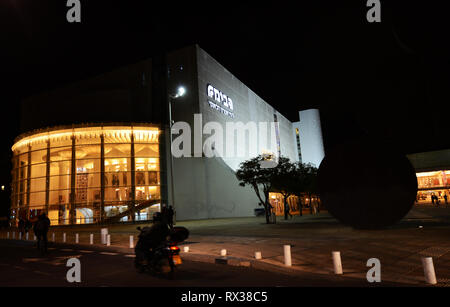 Teatro Habima di Tel Aviv. Foto Stock