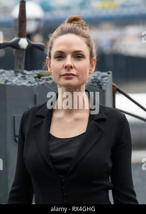 Cast frequentare il capretto che sarebbe stato re Photocall con: Rebecca Ferguson dove: Londra, Regno Unito quando: 05 Feb 2019 Credit: Phil Lewis/WENN.com Foto Stock