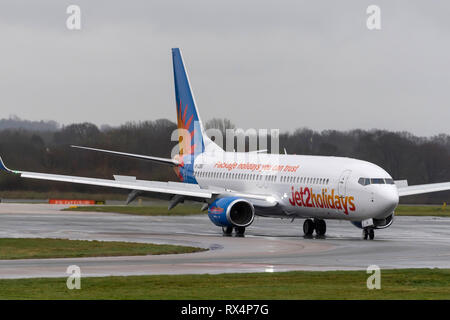 Jet2 Pacchetti vacanze Boeing 737 Foto Stock