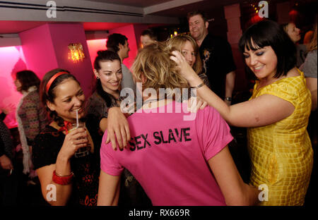 'Digging vostra scena' al club Punk, Soho, Londra. 23.03.07 Foto Stock