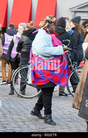 Copenhagen, Danimarca. 8 Mar 2019. La Giornata internazionale della donna, marzo 2019, Copenaghen, Danimarca Credito: Michael Donnelly/Alamy Live News Foto Stock