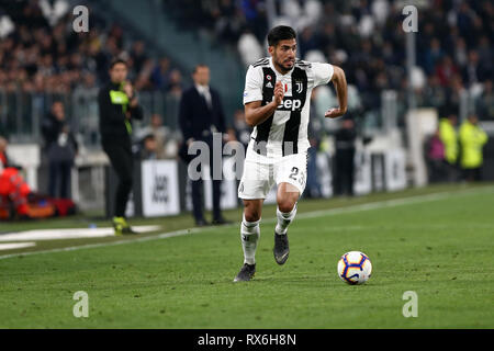 Torino, Italia. 8 marzo 2019. Emre può della Juventus FC in azione durante la serie di una partita di calcio tra Juventus e Udinese Calcio. Credito: Marco Canoniero/Alamy Live News Foto Stock