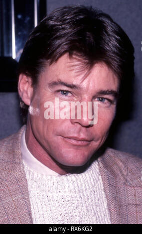 ***FILE FOTO*** Jan-Michael Vincent ha passato lontano all'età 73. Jan-Michael Vincent a Le Parker Meriden Hotel il 14 febbraio 1983 nella città di New York. Credito: Walter McBride/MediaPunch Foto Stock