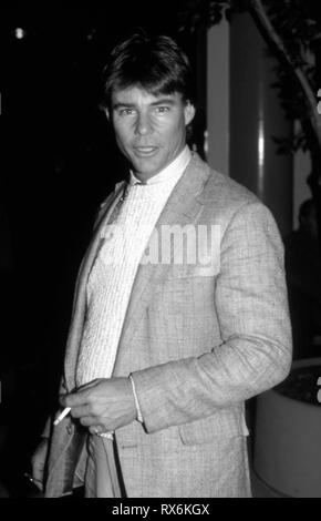 ***FILE FOTO*** Jan-Michael Vincent ha passato lontano all'età 73. Jan-Michael Vincent a Le Parker Meriden Hotel il 14 febbraio 1983 nella città di New York. Credito: Walter McBride/MediaPunch Foto Stock