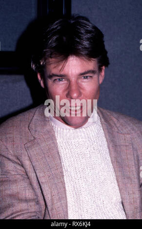 ***FILE FOTO*** Jan-Michael Vincent ha passato lontano all'età 73. Jan-Michael Vincent a Le Parker Meriden Hotel il 14 febbraio 1983 nella città di New York. Credito: Walter McBride/MediaPunch Foto Stock