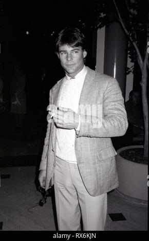 ***FILE FOTO*** Jan-Michael Vincent ha passato lontano all'età 73. Jan-Michael Vincent a Le Parker Meriden Hotel il 14 febbraio 1983 nella città di New York. Credito: Walter McBride/MediaPunch Foto Stock