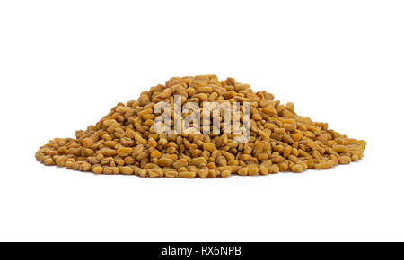 Pila di fieno greco semi Foto Stock