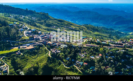 Haputale - una città del Distretto di Badulla nella provincia di Uva, Sri Lanka. Foto Stock