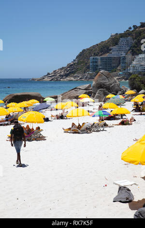 Clifton terza spiaggia di Cape Town, Sud Africa Foto Stock