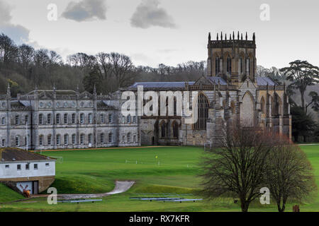 Milton abbey, Dorset, England, Regno Unito Foto Stock