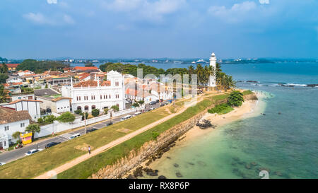 Antenna. Galle vista città. Lo Sri Lanka. Foto Stock