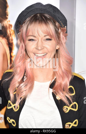 WESTWOOD, CA - MARZO 07: Lindsey Stirling assiste la premiere del Lionsgate 'Cinque Piedi Apart" al Fox Bruin Theatre il 07 marzo 2019 a Los Angeles, Foto Stock