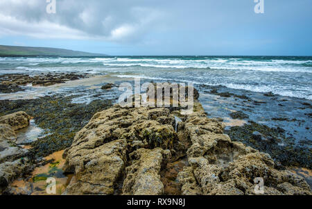 Fanore su The Burren Foto Stock