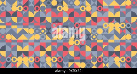 Abstract colorato disegno geometrico. Illustrazione Vettoriale. Pattern può essere usato come un modello per brochure, relazione annuale, rivista, poster, presentazione Illustrazione Vettoriale