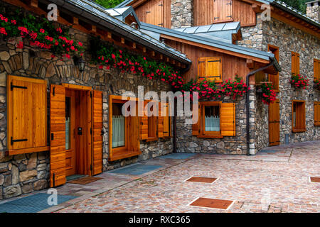 Da qualche parte nel Nord Italia (vicino a Cortina) Foto Stock