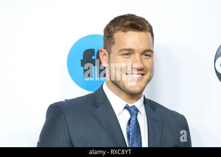 2019 Inverno TCA Press Tour - Disney ABC Television tenutosi presso la struttura The Langham Huntington Hotel a Pasadena, in California il 5 febbraio 2019 con: Colton Underwood dove: Los Angeles, California, Stati Uniti quando: 05 Feb 2019 Credit: Sheri Determan/WENN.com Foto Stock