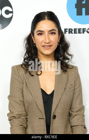 2019 Inverno TCA Press Tour - Disney ABC Television tenutosi presso la struttura The Langham Huntington Hotel a Pasadena, in California il 5 febbraio 2019 con: Nikohl Boosheri dove: Los Angeles, California, Stati Uniti quando: 05 Feb 2019 Credit: Sheri Determan/WENN.com Foto Stock