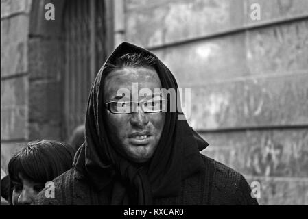 Bosa, Sardegna, Italia. S''Attittidu Carnevale Martedì grasso sfilata Foto Stock