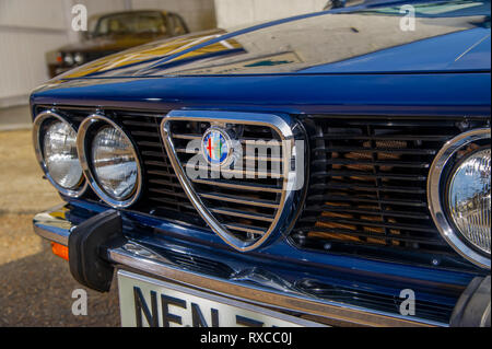 1977 Alfa Romeo Alfetta italiano classico Sport berlina Foto Stock