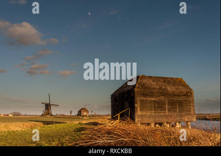 Molen Uitwijkse Foto Stock