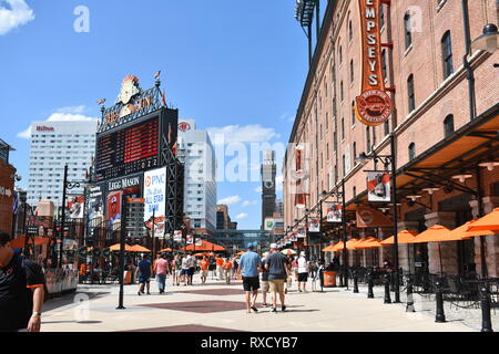 Rigogolo Park a Camden Yards Foto Stock