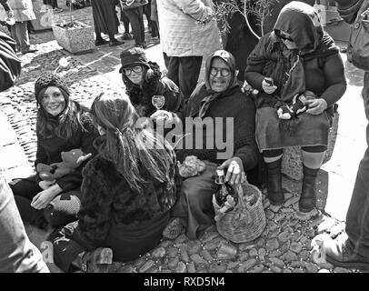 Bosa, Sardegna, Italia. S''Attittidu Carnevale Martedì grasso sfilata Foto Stock