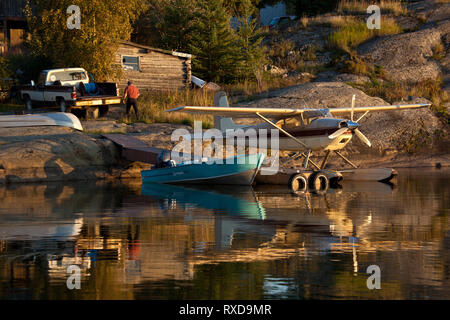 Yellowknife, Nord zona slave, Northwest Territories, Canada Foto Stock