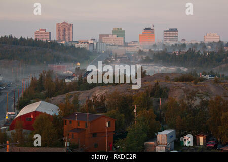 Yellowknife, Nord zona slave, Northwest Territories, Canada Foto Stock