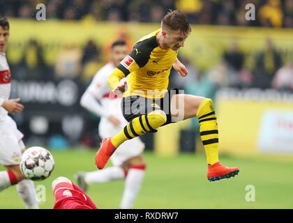 Dortmund, Germania. . 09Mar, 2019. firo: 09.03.2019, calcio, 2018/2019, 1.Bundesliga BVB Borussia Dortmund - VfB Stuttgart duelli Marco Reus | Utilizzo di credito in tutto il mondo: dpa/Alamy Live News Foto Stock