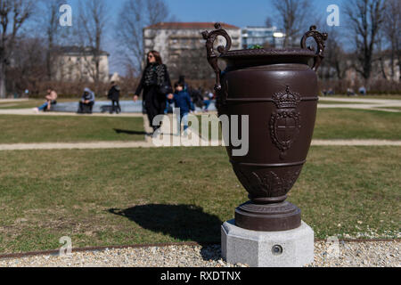 Torino, Italia, 09 marzo, 2019. Foto LaPresse/Nicol&#xf2; campo il 3/9/2019 Torino (Italia) Cronaca Settimana dei Musei, l'iniziativa promossa dal Ministero per i Beni e le attività&#xe0; culturali prevede l'ingresso gratuito a tutti i musei statali dal 5 al 10 marzo Nella foto: i Giardini Reali Foto LaPresse/Nicol&#xf2; campo Marzo 9, 2019 Torino (Italia) News Settimana di musei, l'iniziativa promossa dal Ministero per i Beni e le Attività Culturali offre ingresso gratuito a tutti i musei statali dal 5 al 10 marzo dell'immagine: i Giardini Reali Credito: LaPresse/Alamy Live News Foto Stock