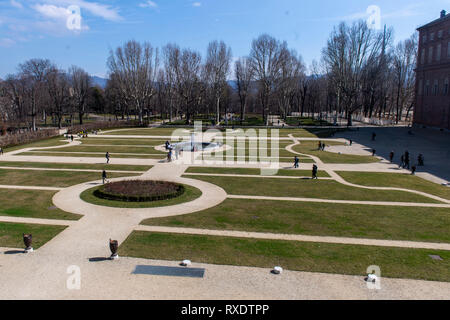 Torino, Italia, 09 marzo, 2019. Foto LaPresse/Nicol&#xf2; campo il 3/9/2019 Torino (Italia) Cronaca Settimana dei Musei, l'iniziativa promossa dal Ministero per i Beni e le attività&#xe0; culturali prevede l'ingresso gratuito a tutti i musei statali dal 5 al 10 marzo Nella foto: Giardini Reali Foto LaPresse/Nicol&#xf2; campo Marzo 9, 2019 Torino (Italia) News Settimana di musei, l'iniziativa promossa dal Ministero per i Beni e le Attività Culturali offre ingresso gratuito a tutti i musei statali dal 5 al 10 marzo nella foto: Royal Gardens Credito: LaPresse/Alamy Live News Foto Stock