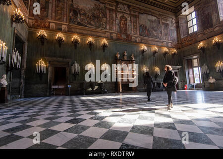 Torino, Italia, 09 marzo, 2019. Foto LaPresse/Nicol&#xf2; campo il 3/9/2019 Torino (Italia) Cronaca Settimana dei Musei, l'iniziativa promossa dal Ministero per i Beni e le attività&#xe0; culturali prevede l'ingresso gratuito a tutti i musei statali dal 5 al 10 marzo Nella foto: Palazzo Reale Foto LaPresse/Nicol&#xf2; campo Marzo 9, 2019 Torino (Italia) News Settimana di musei, l'iniziativa promossa dal Ministero per i Beni e le Attività Culturali offre ingresso gratuito a tutti i musei statali dal 5 al 10 marzo nella foto: Royal Palace Credito: LaPresse/Alamy Live News Foto Stock