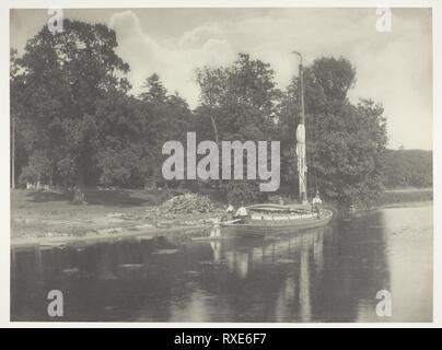 Il fiume Bure a Coltishall. Peter Henry Emerson; inglese, nato a Cuba, 1856-1936. Data: 1886. Dimensioni: 21,5 × 29 cm (immagine/carta); 28,5 × 41 cm (album). Platinum print, pl. XXIII dall'album "la vita e il paesaggio sul Norfolk Broads" (1886), edizione di 200. Origine: Inghilterra. Museo: Chicago Art Institute. Foto Stock